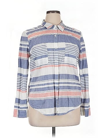 Faded Glory Long Sleeve Button-Down Shirt (view 1)