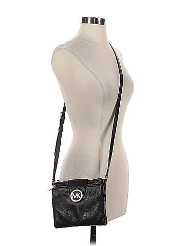 MICHAEL Michael Kors Leather Crossbody Bag (view 2)
