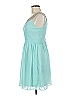 a. drea 100% Polyester Solid Teal Cocktail Dress Size M - photo 4
