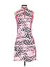 Tail Graphic Pink Cocktail Dress Size XS - photo 1