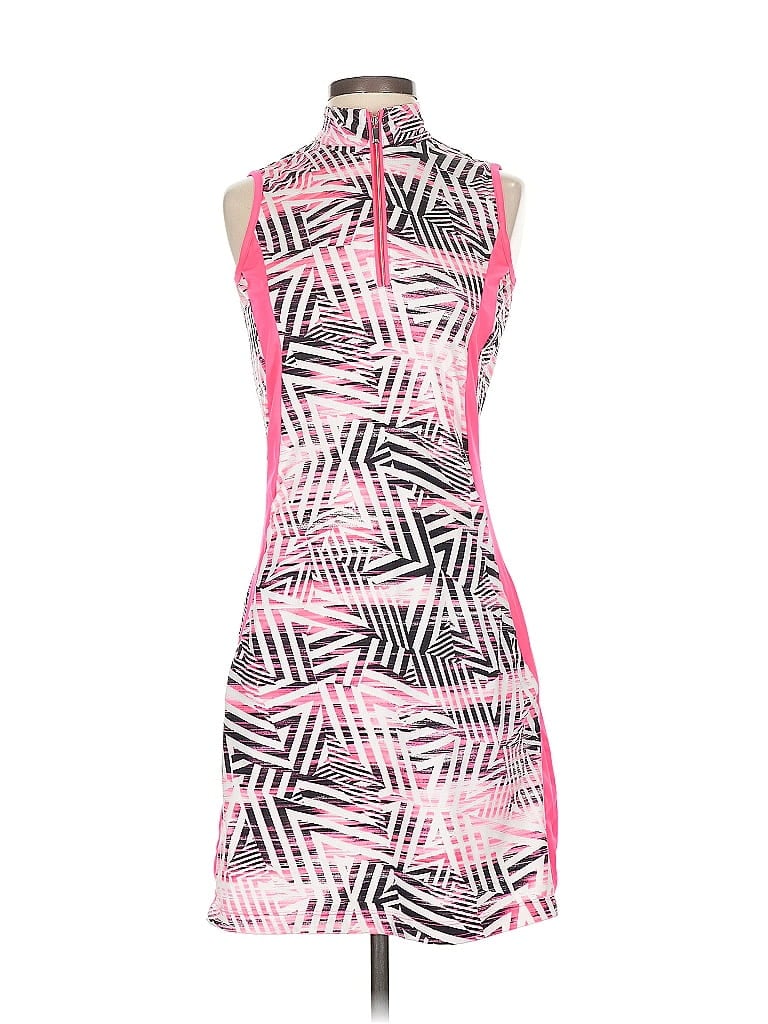 Tail Graphic Pink Cocktail Dress Size XS - photo 1
