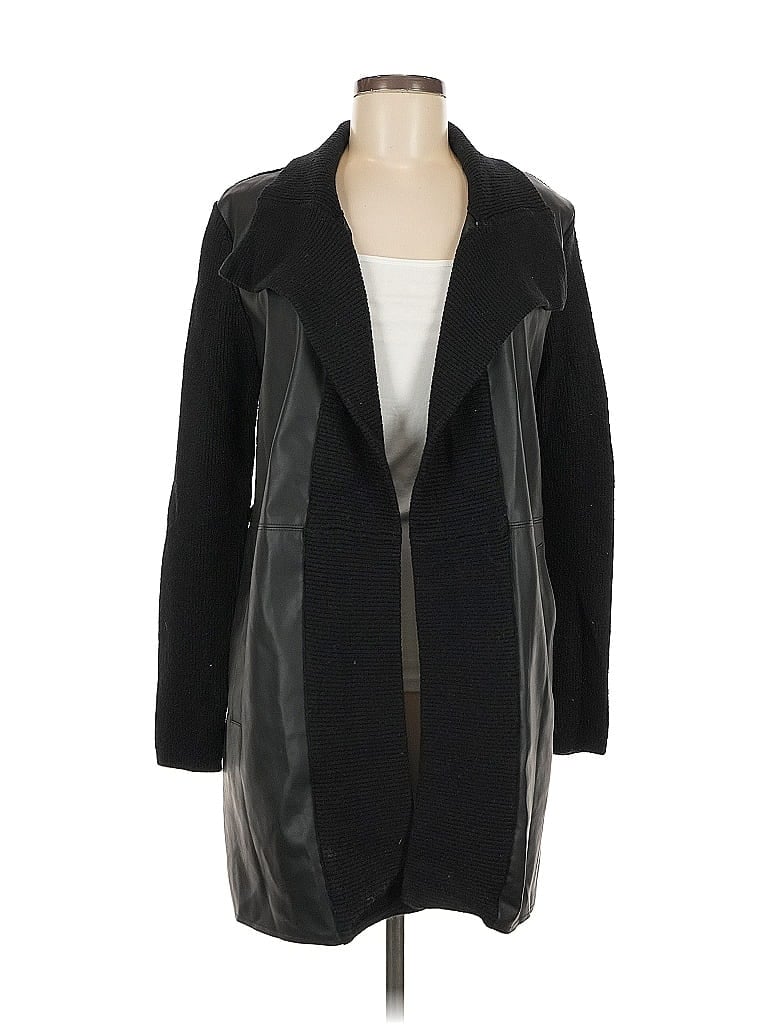 Pre-owned T Tahari Cardigan Sweater In Black