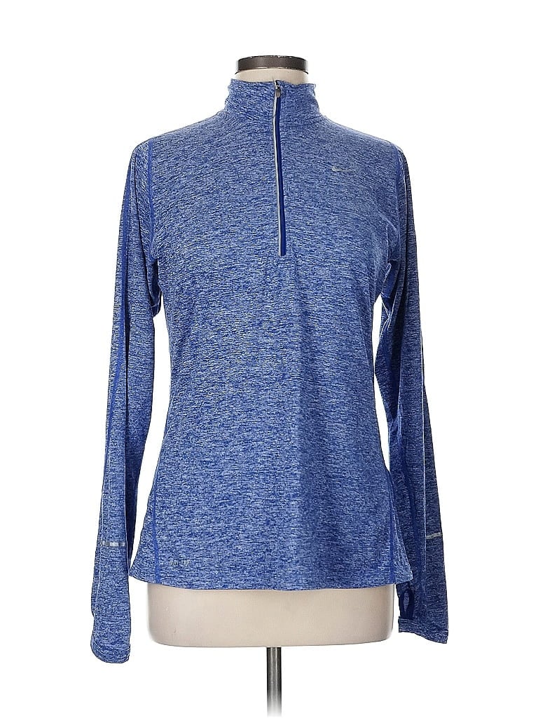 Pre-owned Nike Long Sleeve T-shirt In Blue