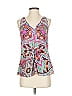 Leifnotes 100% Silk Pink Sleeveless Silk Top Size 0 - photo 1