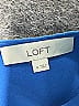 Ann Taylor LOFT Color Block Blue Cocktail Dress Size 4 - photo 7