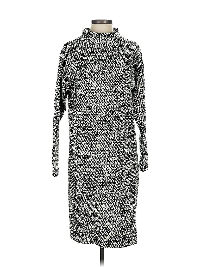 Akris Punto Gray Tan Casual Dress Size 4 - photo 1