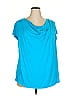 Avenue Teal Short Sleeve Top Size 22 - photo 1