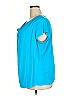Avenue Teal Short Sleeve Top Size 22 - photo 4