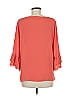 Ann Taylor LOFT Outlet 100% Polyester Orange 3/4 Sleeve Blouse Size M - photo 2