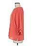 Ann Taylor LOFT Outlet 100% Polyester Orange 3/4 Sleeve Blouse Size M - photo 4