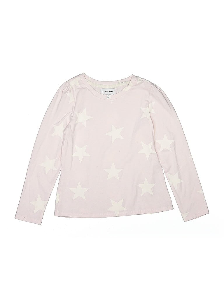 Pre-owned Sammy + Nat Kids' Long Sleeve T-shirt In Pink
