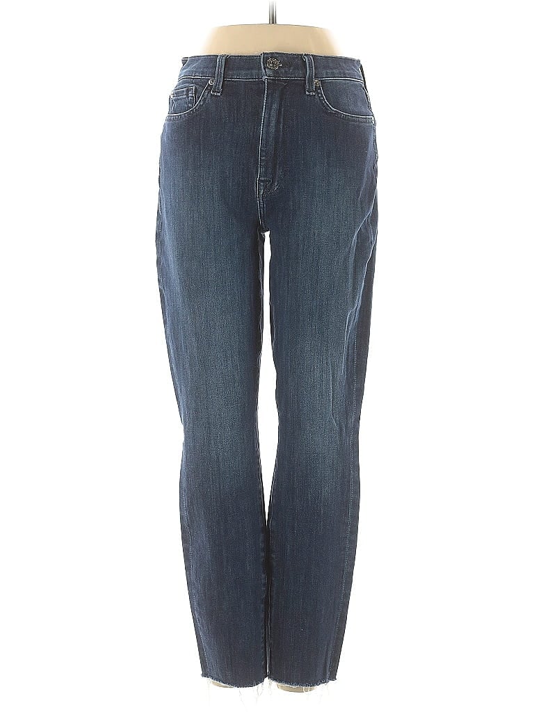 Pre-owned 7 For All Mankind Jeans In Blue