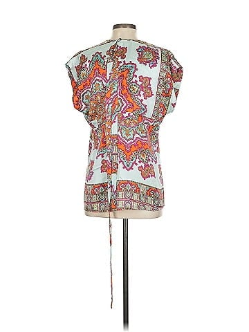 Alice & Trixie Short Sleeve Silk Top (view 2)