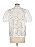 Current Air White Short Sleeve Blouse Size M - photo 2