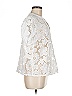 Current Air White Short Sleeve Blouse Size M - photo 3