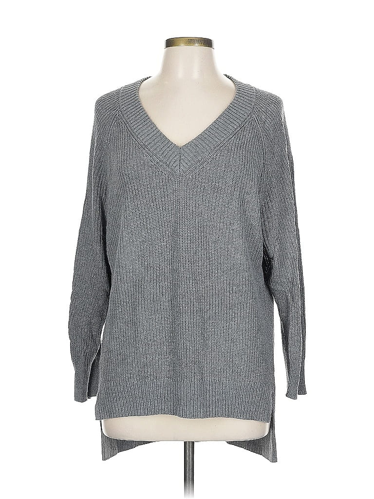 Soho JEANS NEW YORK & COMPANY Gray Pullover Sweater Size L - photo 1