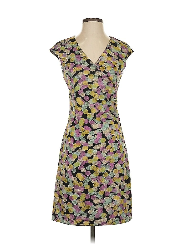 Pre-owned Connected Apparel Casual Dress In Yellow