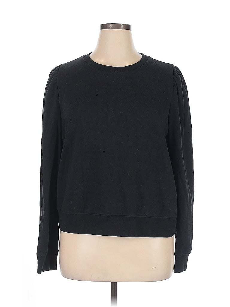 Pre-owned Gap Pullover Sweater In Black