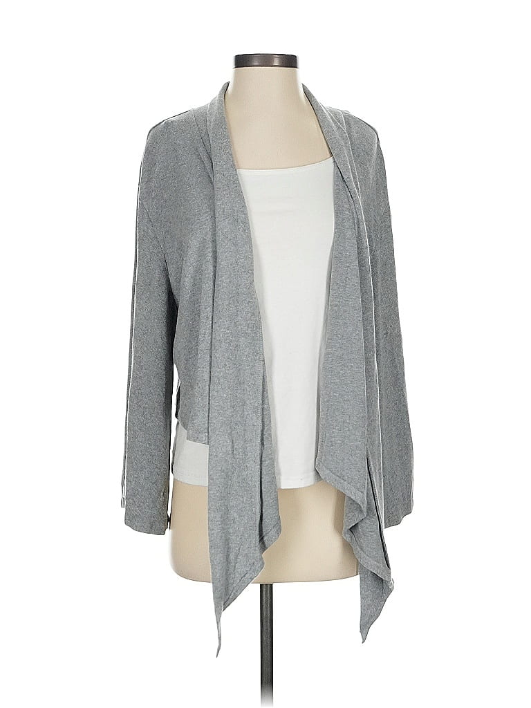 HELLO NITE Pre-owned Cardigan Sweater In Gray