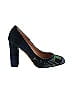 J.Crew Collection Color Block Blue Green Heels Size 7 1/2 - photo 1
