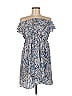 Plastic Island Paisley Blue Casual Dress Size 6 - photo 1