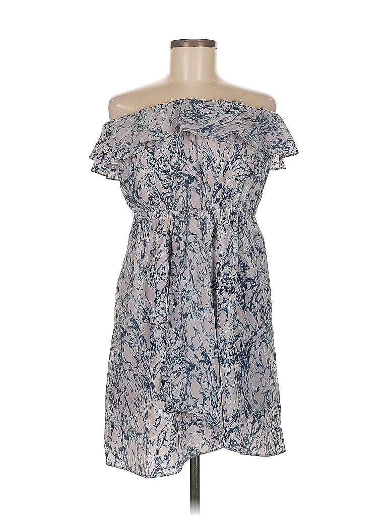 Plastic Island Paisley Blue Casual Dress Size 6 - photo 1