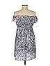 Plastic Island Paisley Blue Casual Dress Size 6 - photo 2