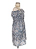 Plastic Island Paisley Blue Casual Dress Size 6 - photo 3