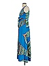Veronica M. Paisley Blue Casual Dress Size XS - photo 4