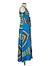 Veronica M. Paisley Blue Casual Dress Size XS - photo 3