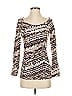 Norma Kamali 100% Organic Cotton Brown Long Sleeve Top Size XS - photo 1