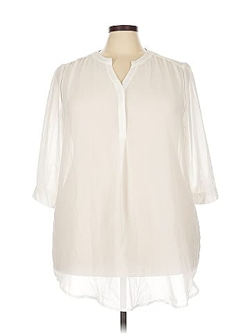 Jessica London 3/4 Sleeve Blouse (view 1)