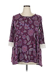 Woman Within 3/4 Sleeve Blouse
