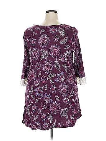 Woman Within 3/4 Sleeve Blouse (view 2)