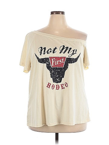 Shein Curve Short Sleeve T-Shirt (view 1)