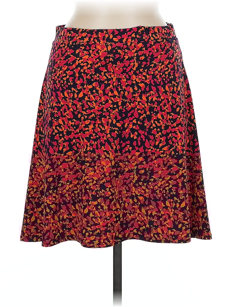 Leota Print Red Casual Skirt Size M - photo 1