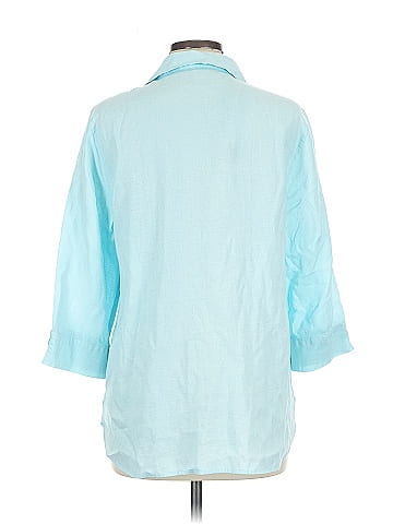 Chico's 3/4 Sleeve Button-Down Shirt (view 2)
