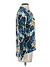 AP.NY Floral Blue 3/4 Sleeve Blouse Size XS - photo 4