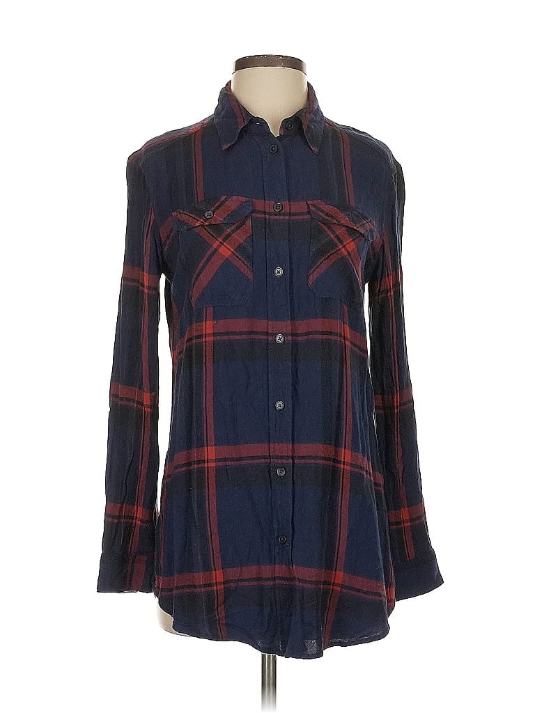 Click to view more detailed imagery on our partner's website Pre-owned Bdg Long Sleeve Button Down Shirt In Blue