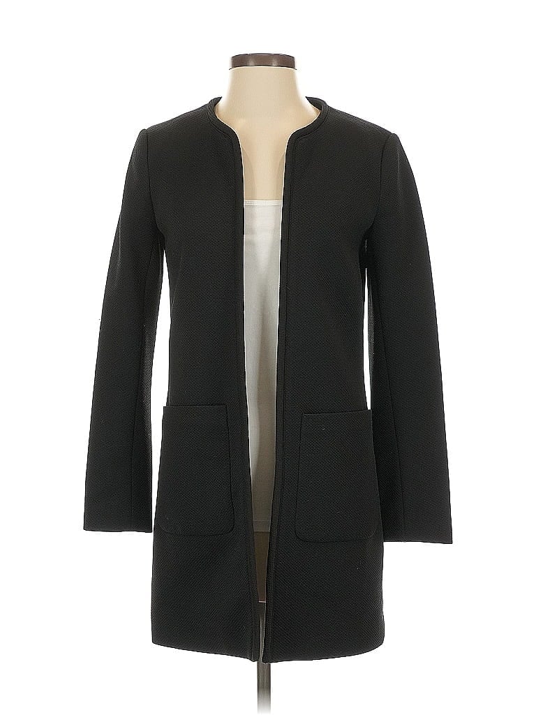 Pre-owned H&m Coat In Black