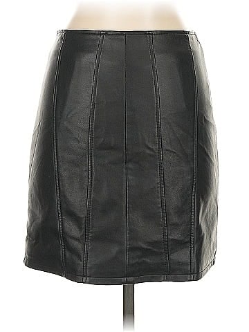 Free People Faux Leather Skirt (view 2)