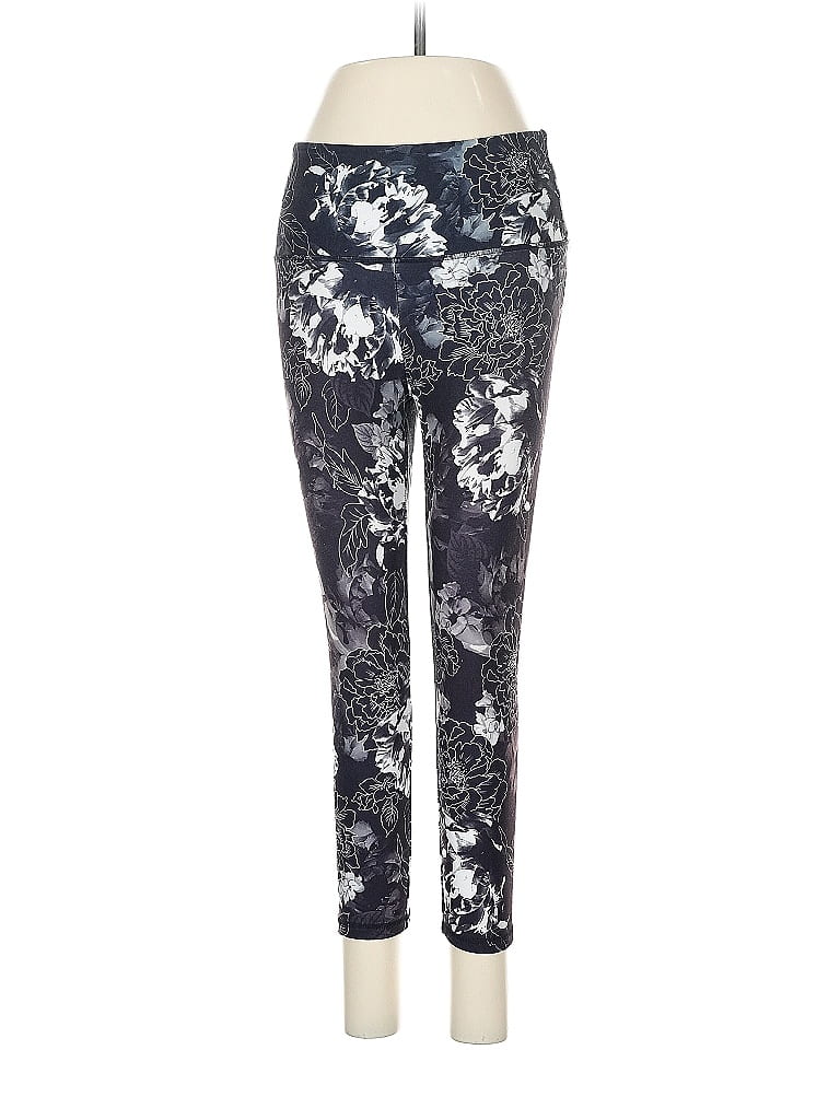 Balance Collection Print Blue Gray Active Pants Size M - photo 1