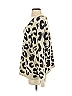 Pol Animal Print Ivory Gray Pullover Sweater Size S - photo 4