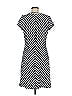 T by Talbots Chevron-herringbone Gray Casual Dress Size M - photo 2