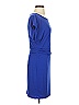 Ann Taylor Solid Blue Cocktail Dress Size XXS - photo 4