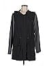 LOGO by Lori Goldstein Black Raincoat Size M - photo 1