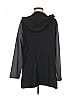 LOGO by Lori Goldstein Black Raincoat Size M - photo 2