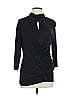 7th Avenue Design Studio New York & Company Black 3/4 Sleeve Top Size L - photo 1