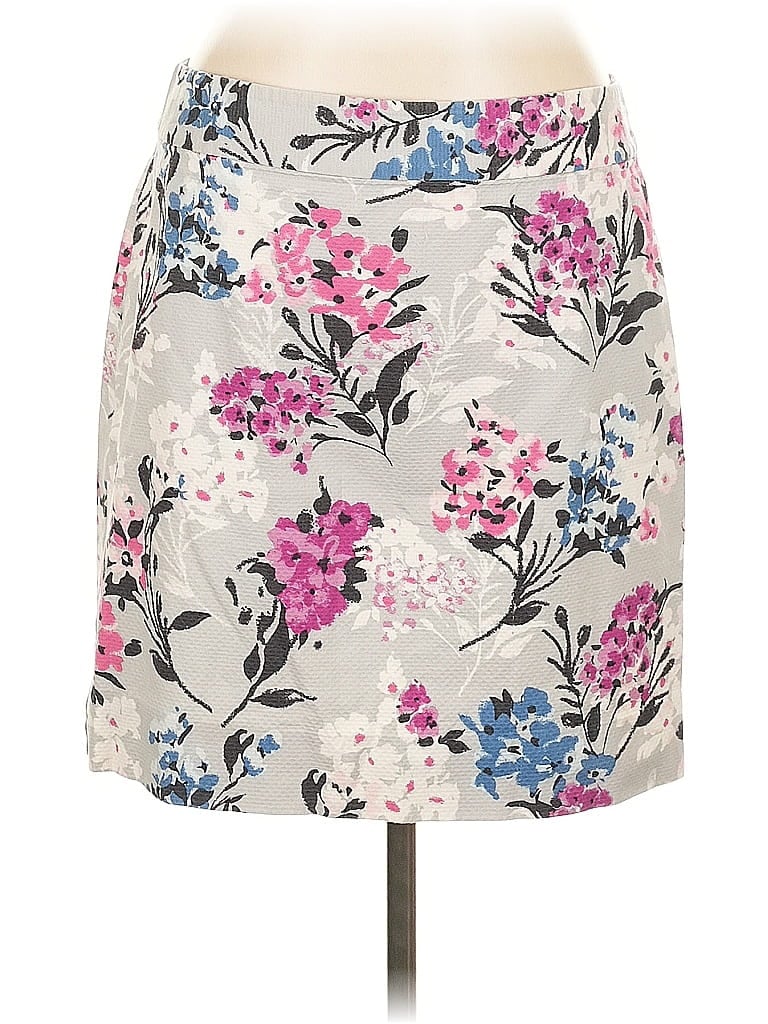 Pre-owned Ann Taylor Loft Casual Skirt In Gray