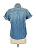 Current/Elliott 100% Cotton Blue Short Sleeve Blouse Size Med (2) - photo 2